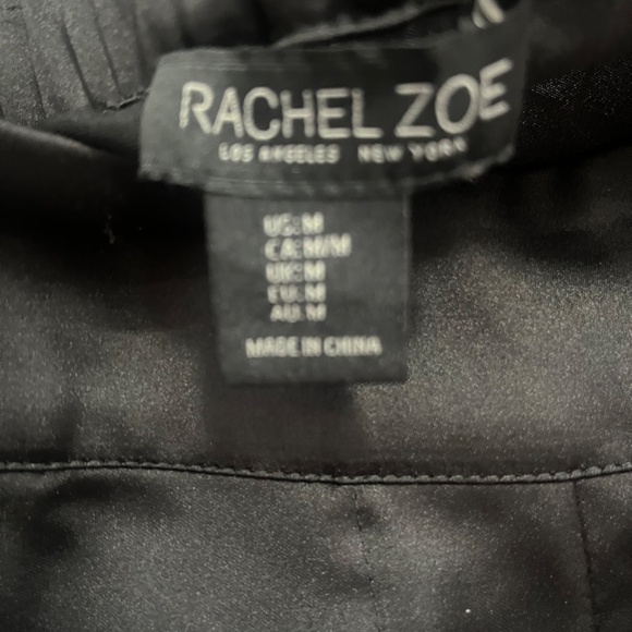 Rachel Zoe Satiny Elegant Chic Evening Dress Event Pants - Picture 3 of 5